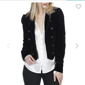 Paige Maribel velvet band blazer